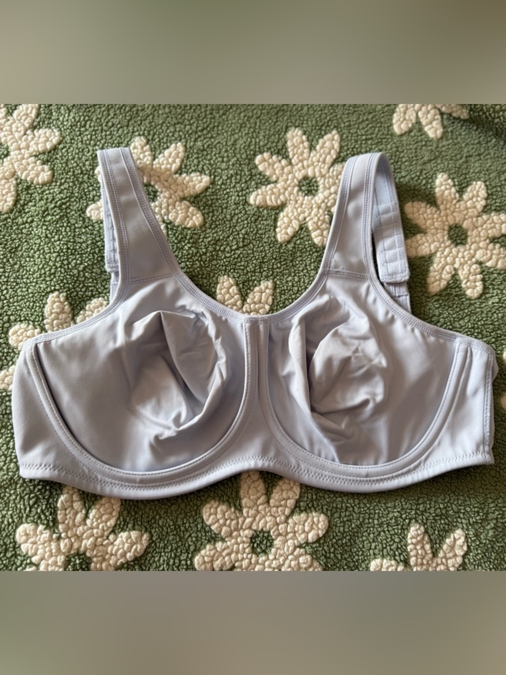 Wacoal Light Blue Full Coverage Underwire Sports Bra